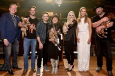 Bo Seger, Easton Corbin, Hunter Hayes, Deb Fair, Michelle Vicary, Jillian Cardarelli, Lee Brice attend the Love of Dogs Benefit Concert