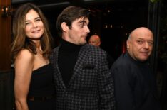 Betsy Brandt, RJ Mitte, and Dean Norris attend the Premiere of Netflix's 'El Camino: A Breaking Bad Movie' After Party