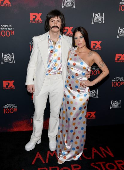 'American Horror Story' 100th Episode Celebration - Evan Peters and Halsey