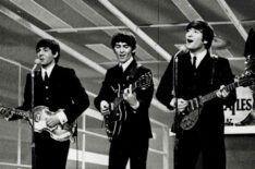 The Beatles perform on the 'Ed Sullivan show' in 1964