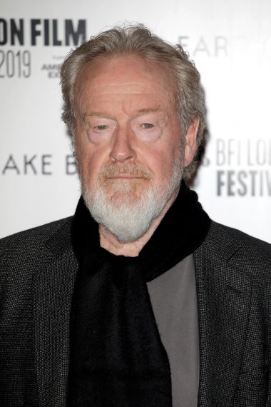 Ridley Scott attends the Earthquake Bird world premiere