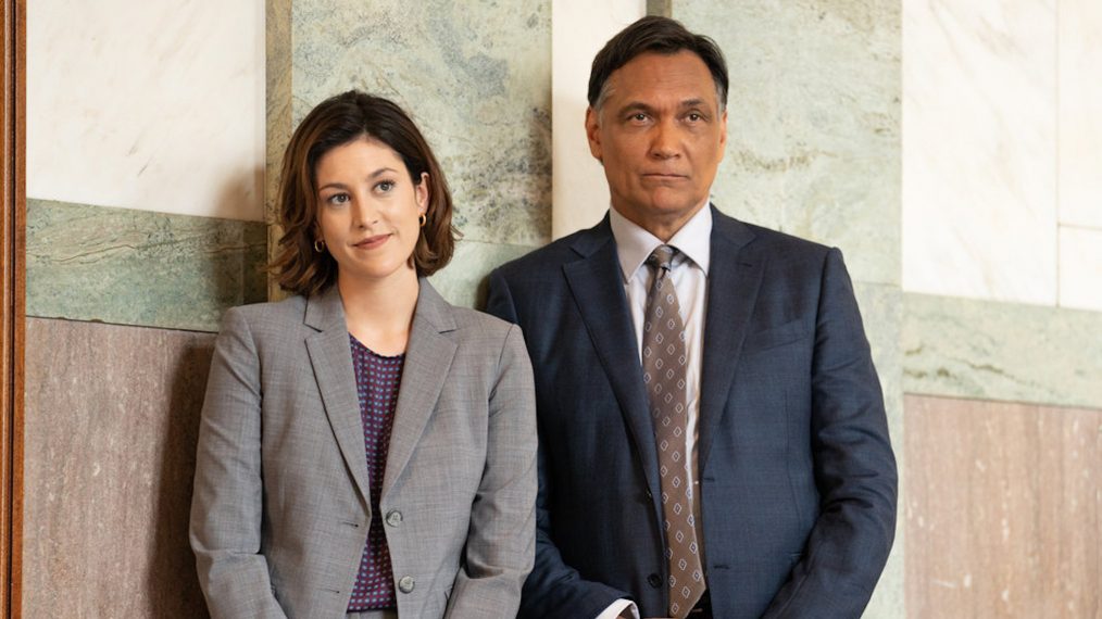 Bluff City Law - Season 1 - Caitlin McGee as Sydney Strait, Jimmy Smits as Elijah Strait