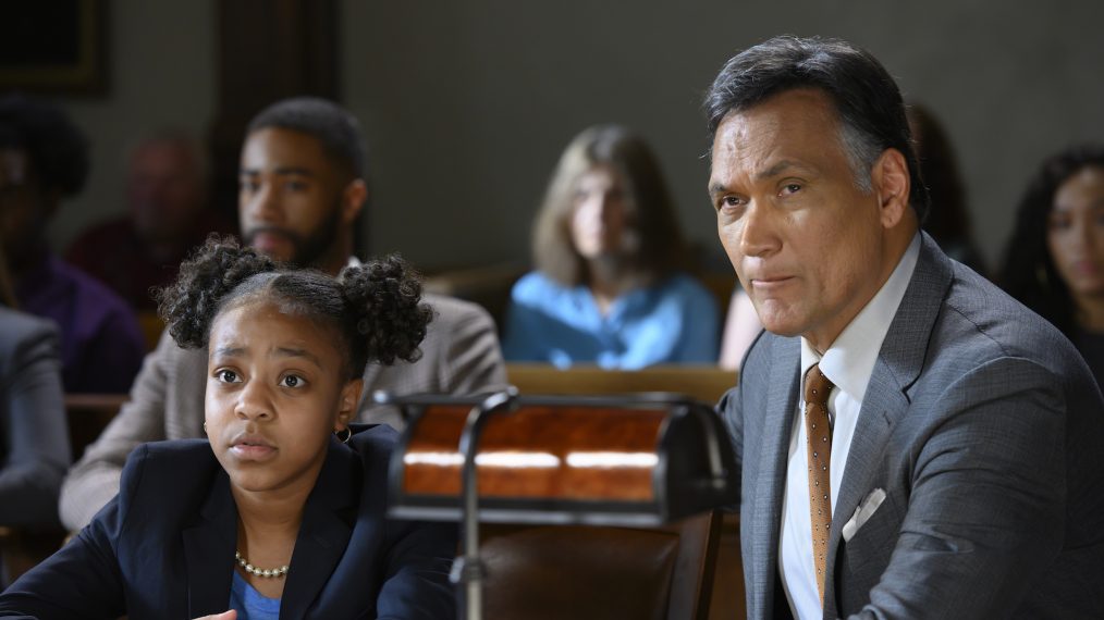 Bluff City Law - Season 1 - Priah Ferguson as Erika, Jimmy Smits as Elijah Strait