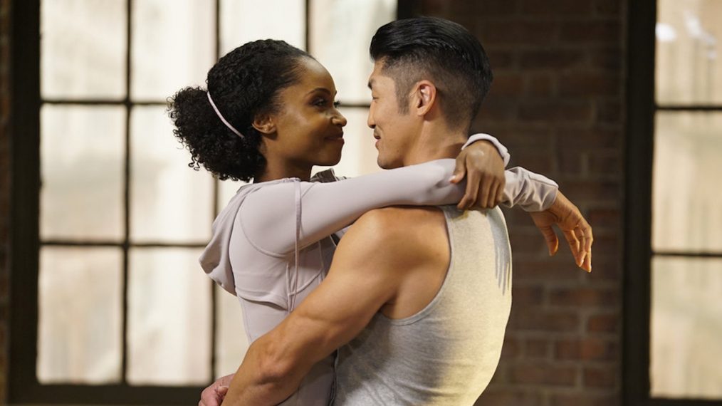 Yaya DaCosta as April Sexton, Brian Tee as Dr. Ethan Choi in Chicago Med - Season 5, 'It's All In The Family'