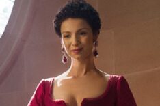 Outlander - Season 2 - Caitriona Balfe in red dress