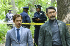 Tom Payne and Lou Diamond Phillips in the 'All Souls and Sadists' episode of Prodigal Son