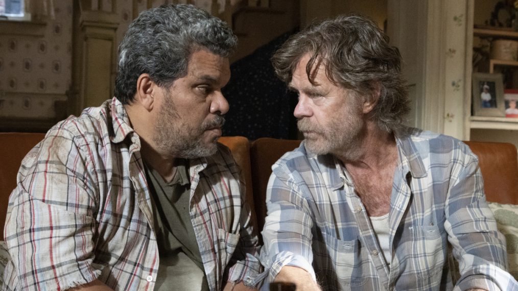 William H. Macy as Frank Gallagher and Luis Guzman as Mikey O in Shameless