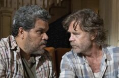 William H. Macy as Frank Gallagher and Luis Guzman as Mikey O in Shameless