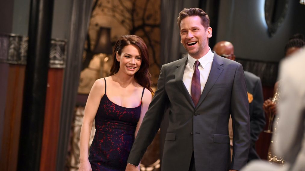 Rebecca Herbst (Elizabeth) and Roger Howarth (Franco) - General Hospital