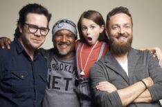 Josh McDermitt, Seth Gilliam, Cailey Fleming, and Ross Marquand - 2019 New York Comic Con Portraits, TV Guide Magazine