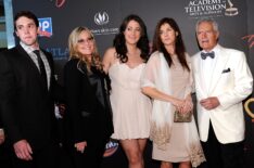 Jean Currivan Trebek, Alex Trebek, and family arrive at the 38th Annual Daytime Entertainment Emmy Awards