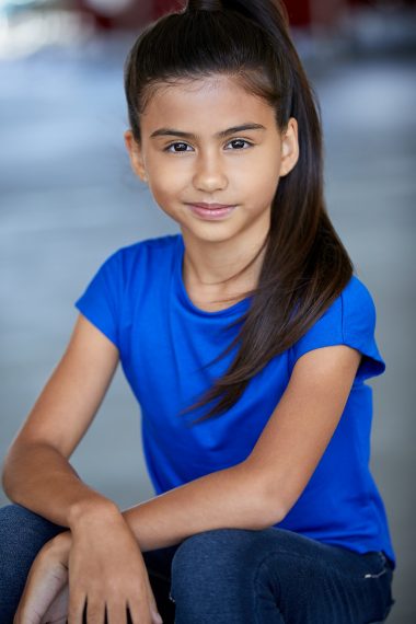 Madison Taylor Baez who plays Young Selena in Selena: The Series