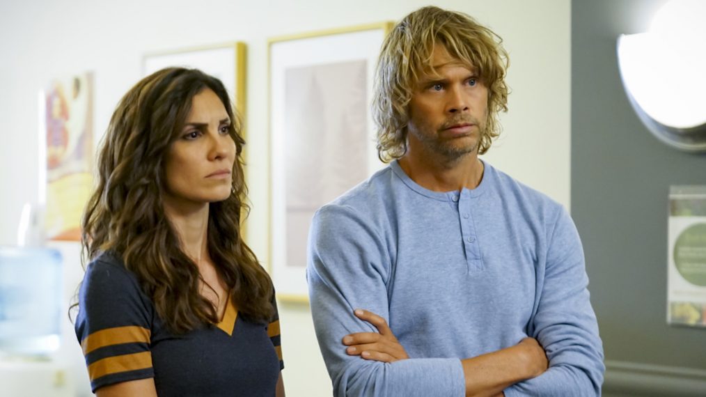 NCIS: Los Angeles - Daniela Ruah as Special Agent Kensi Blye and Eric Christian Olsen as LAPD Liaison Marty Deeks - 'Concours d'Elegance'