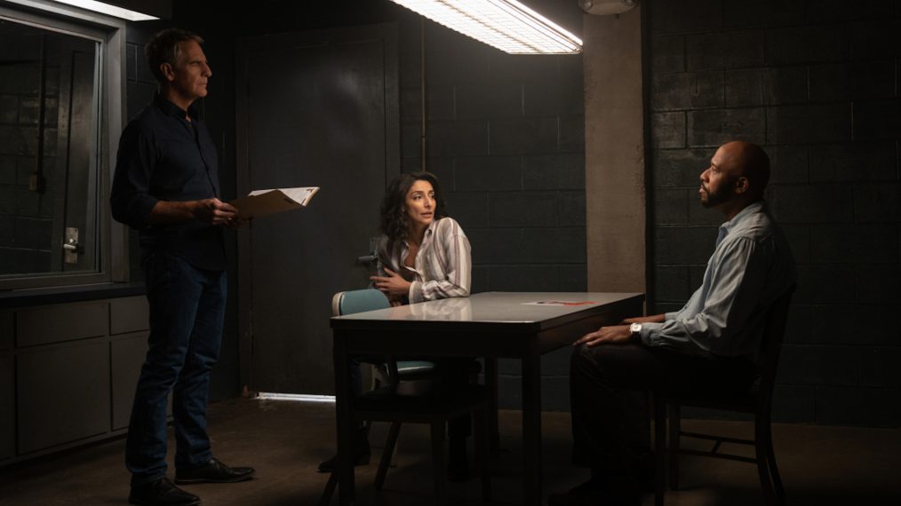 Scott Bakula as Special Agent Dwayne Pride, Necar Zadegan as Special Agent Hannah Khoury in NCIS: New Orleans - 'Convicted'