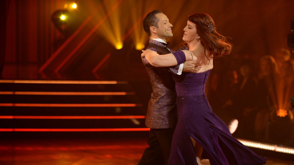 Pasha Pashkov and Kate Flannery on DWTS