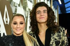 Newlyweds and former American Idol contestants Gabby Barrett and Cade Foehner make an appearance at the 53rd Annual CMA Awards