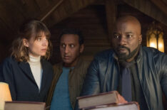 Evil - 'Vatican III' - Katja Herbers as Kristen Bouchard, Aasif Mandvi as Ben Shakir, and Mike Colter as David Acosta