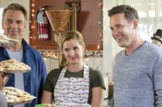 Mike Dopud, Chiara Zanni, and Lane Edwards in A Christmas Duet