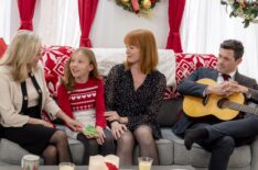 Lori Hallier, Anna Anderson Epp, Alicia Witt, Brendan Hines in Our Christmas Love Song