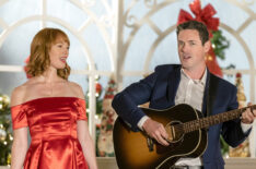 Alicia Witt and Brendan Hines in Our Christmas Love Song