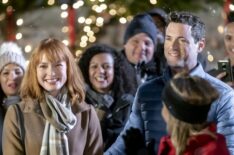 Alicia Witt and Brendan Hines in Our Christmas Love Song