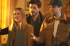 Chelsea Frei, Francois Arnaud, and Jay Baruchel in The Moodys