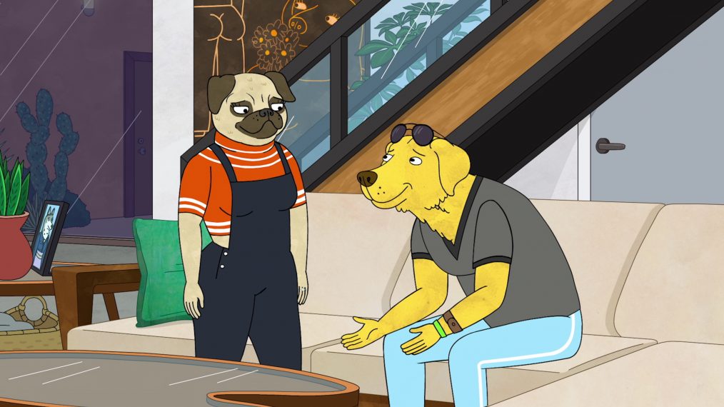 After Mr. Peanutbutter cheated on Pickles, he told her to cheat on him. 