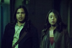 Carlos Valdes as Cisco Ramon and Victoria Park as Kamilla in The Flash