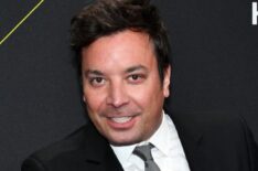 Jimmy Fallon arrives to the red carpet during the 2019 E! People's Choice Awards