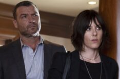 Liev Schreiber as Ray Donovan and Katherine Moenning as Lena in Ray Donovan - 'Faith. Hope. Love. Luck.'