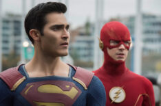 Crisis on Infinite Earths: Part One - Tyler Hoechlin as Clark Kent/Superman and Grant Gustin as The Flash