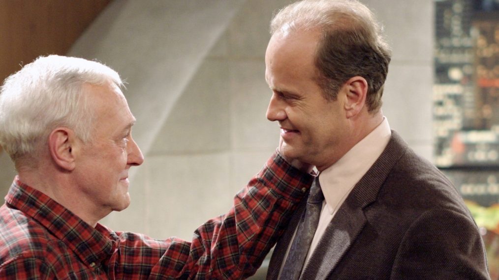 John Mahoney and Kelsey Grammer in Frasier