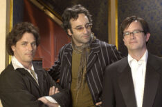 Slings and Arrows, Season 1 - Paul Gross as Geoffrey Tennant, Don McKellar as Richard Smith-Jones, and Mark McKinney as Darren Nichols