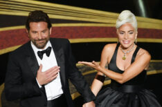 Bradley Cooper and Lady Gaga perform onstage during the 91st Annual Academy Awards