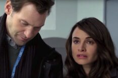 Corey Stoll and Mia Maestro in The Strain