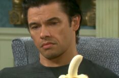 Days of Our Lives - Paul Telfer as Xander Kiriakis holding a banana
