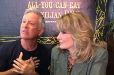 Drake Hogestyn (John Black) and Deidre Hall (Marlena Evans) of Days of Our Lives