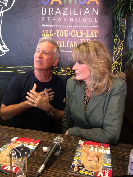 Drake Hogestyn (John Black) and Deidre Hall (Marlena Evans) of Days of Our Lives