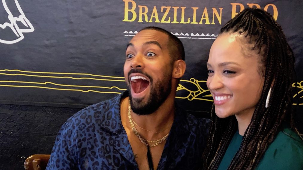 Lamon Archey (Eli Grant) and Sal Stowers (Lani Price) of Days Of Our Lives