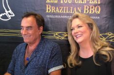 Thaao Penghlis (Tony DiMera) and Leann Hunley (Anna DiMera) of Days of Our Lives