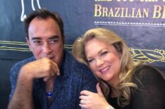 Thaao Penghlis (Tony DiMera) and Leann Hunley (Anna DiMera) of Days of Our Lives