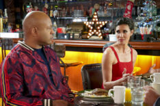 LL Cool J (Special Agent Sam Hanna) and Daniela Ruah (Special Agent Kensi Blye) in NCIS: Los Angeles