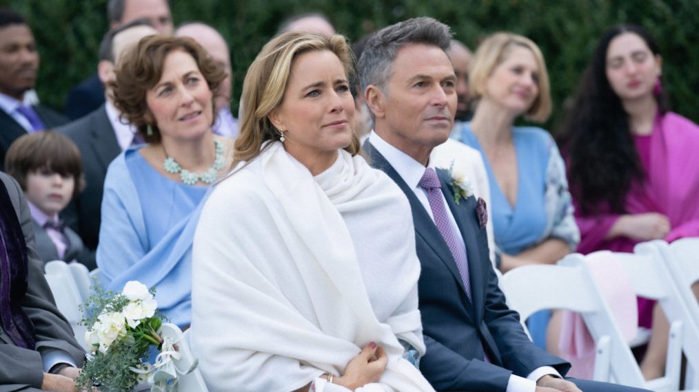 Tea Leoni as Elizabeth McCord and Tim Daly as Henry McCord in Madam Secretary - 'Leaving The Station'