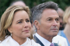 Tea Leoni as Elizabeth McCord and Tim Daly as Henry McCord in Madam Secretary - 'Leaving The Station'