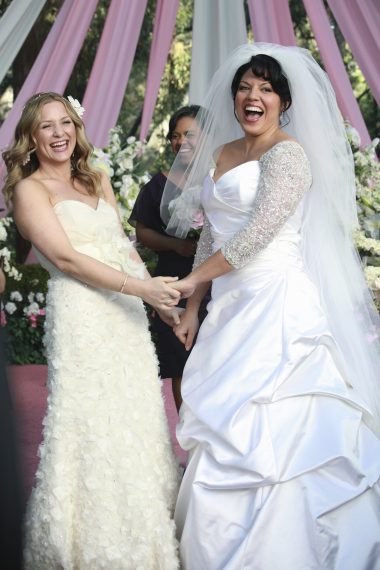 Jessica Capshaw, Chandra Wilson, Sara Ramirez - Grey's Anatomy - 'White Wedding'