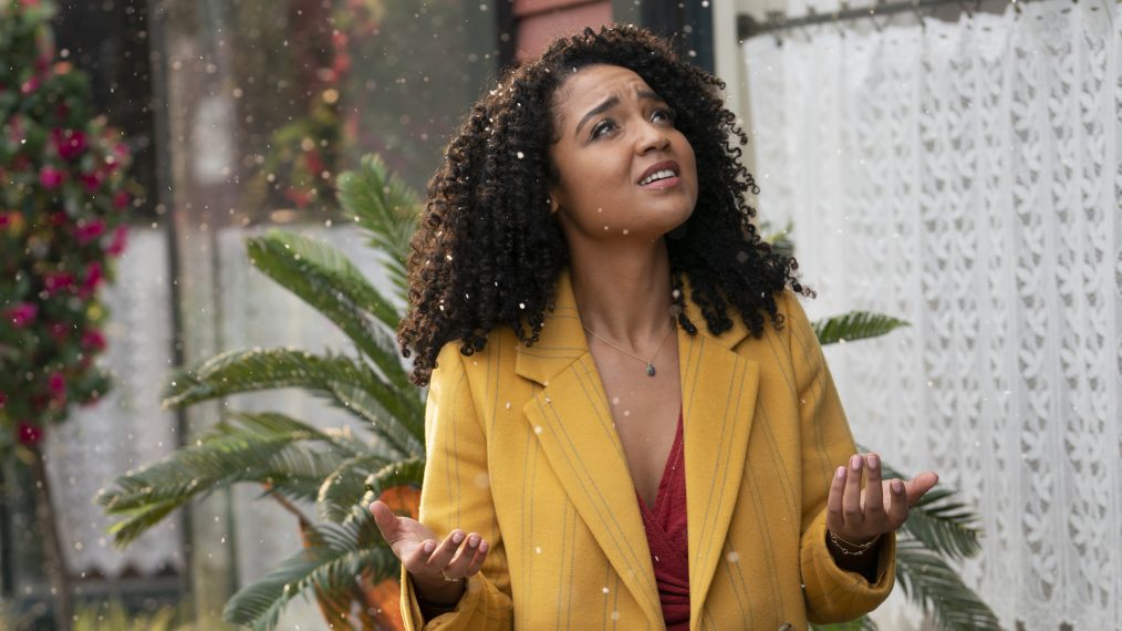 Aisha Dee in 'Ghosting: The Spirit of Christmas'