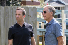 Lucas Black as Special Agent Christopher LaSalle and Scott Bakula as Special Agent Dwayne Pride in NCIS: New Orleans