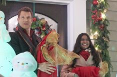 Eric Mabius and Aliza Vellani in It's Beginning to Look a Lot Like Christmas