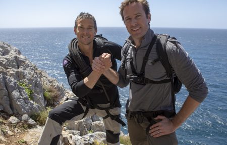 Armie Hammer and Bear Grylls in Running Wild With Bear Grylls