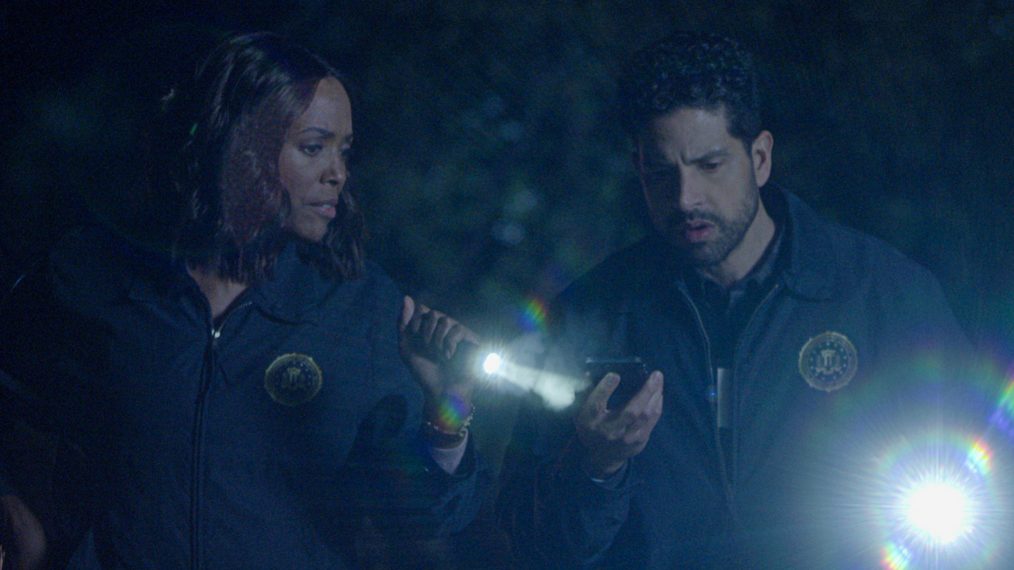 Aisha Tyler as Dr. Tara Lewis and Adam Rodriguez as Luke Alvez in Criminal Minds - 'Awakenings'